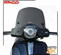 PARABREZZA FACO CUPOLINO BASSO FUME PER PIAGGIO LIBERTY I-GET 50 125 150 2015 -