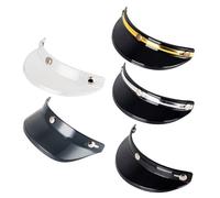 Parabrezza Flip Up Open Face Per Moto Con 3 Pulsanti