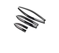 Parabrezza for finestrini auto compatibile con Lynk & Co 900 Accessori 2025 2026 Parabrezza for finestrini auto, modanature antivento, antipioggia, antisole, accessori for auto(Black 6PCS)