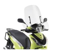 Parabrezza Givi 313AG trasparente, 440 mm x 660 mm per Honda SH 125i-150i (05>08) / SH 125i-150i (09>12)