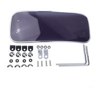 Parabrezza in ABS per parabrezza per moto, progettato per proteggere i motociclisti da vento e detriti stradali su sentieri accidentati (fumè lungo)