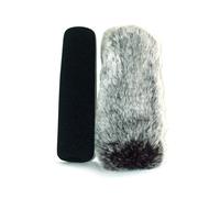 PARABREZZA IN PELLICCIA PER MICROFONO 18 CM COMPATIBILE RODE NTG 3 ACCESSORI AUD