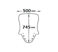 Parabrezza Isotta Alta Protezione per X - MAX 125 - 300 - 400 dal 2017 al 2020