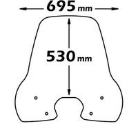 Parabrezza Isotta Classic Per Peugeot Tweet 50-125-150 Dal 2010-2013