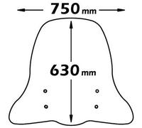 Parabrezza Isotta Classic Per Piaggio Beverly 125 / 200