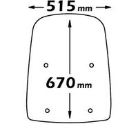 Parabrezza Isotta Di Ricambio Colore Trasparente