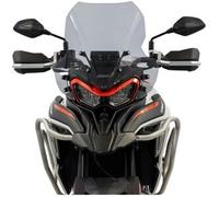Parabrezza Isotta Integrale Rally Con Alette Laterali per Benelli Trk 702 2023 Trasparente