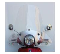 Parabrezza Isotta Media Protezione 500x730x3 Per Sym Fiddle 50 2007 > 2011