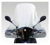 Parabrezza Isotta Media Protezione 595x790x3 Per Piaggio Carnaby 200 2007 > 2011