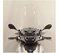Parabrezza Isotta Media Protezione Con Serigrafia Per Piaggio Beverly 300 Hpe Trasparente