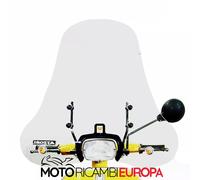 PARABREZZA ISOTTA PIAGGIO VESPA 50 SPECIAL 1974 TRASPARENTE COMPLETO DI STAFFE
