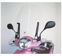 Parabrezza Isotta Trasparente 575x510x3 Per Honda Sh Mode 125 2013 > 2020