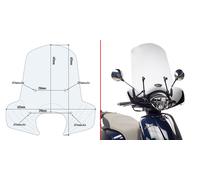 6109A - Givi Parabrezza specifico trasparente 495 x 655 cm Kymco Like 125 (17)