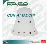 PARABREZZA LASTRA PARAVENTO ALTO ATTACCHI ASTE FACO SPECIFICO BENELLI 491 K2 100