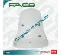PARABREZZA LASTRA PARAVENTO ALTO TRASPARENTE CON ATTACCHI ASTE KYMCO MOVIE 125
