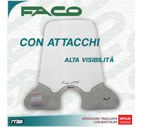 PARABREZZA LASTRA PARAVENTO ALTO TRASPARENTE PER PIAGGIO VESPA LXV 50 125 2006