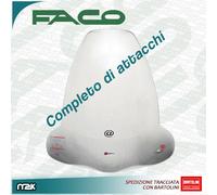 PARABREZZA LASTRA PARAVENTO ASTE ATTACCHI FACO HONDA @ CHIOCCIOLA NES 125 150