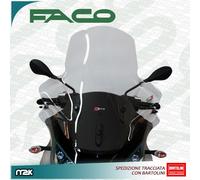 PARABREZZA LASTRA PARAVENTO CUPOLINO FACO PER PIAGGIO MP3 TOURING 300 400 2011