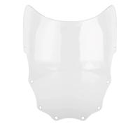 Parabrezza Laterale per Moto Per Kawasaki Per Ninja 500R EX 500 EX500 Per GPZ500 1987 1988 1989-2009 Schermo Doppia Bolla Parabrezza Deflettori Del Cupolino Parabrezza(Transparent)