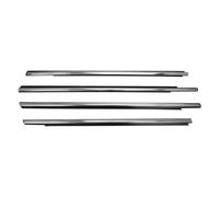 Parabrezza Laterale tenuta Compatibile Con Citroen Per Elysee 2014 2015 2016 Guarnizioni Per Finestrini Per Portiere Per Vetri Per Cinture Di Sicurezza(Chrome)