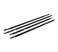 Parabrezza Laterale tenuta Compatibile Con Lexus Per LX450 1996 1997 1998 4 Pezzi Guarnizione Per Finestrini Guarnizione Per Porte Modanatura Per Cintura OEM 75720-60021(Black)