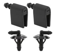 Parabrezza Lava Ugello Compatibile Con Dodge Per Sprinter 2500 2010 2011 2012 2013 2014 2015 2016 2 Pz Parabrezza Tergicristallo Rondella Ugello Spray Connettore Jet 2E1955985 2E1955986(color1)