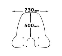 PARABREZZA MEDIA PROTEZIONE ISOTTA E88 PER Sym Fiddle II 50-125 2008-2014