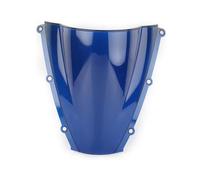 Parabrezza Modificato Sostituzione Cupolino Anteriore Per Moto A Doppia Bolla, Deflettori Antivento Per Per CBR600RR F5 2003 2004(BLU)