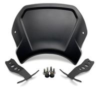 Parabrezza moto Cupolino XSR700 XTRIBUTE, XSR900 | For XSR700 2016-2022, for XSR700 XTRIBUTE 19-21, for 16-21, deflettore antivento, stile vintage(BLACK-X-900)