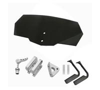 Parabrezza moto Deflettore Antivento Regolabile Airflow Per Ducati Parabrezza Universale Moto(Nero)