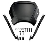 Parabrezza Moto Deflettore D'aria Parabrezza Vintage In ABS Per Moto, Visiera Per Parabrezza Per CL500 CL-500 2023-2024 CL 500, Accessori Modificati(Nero)