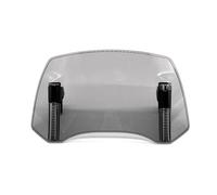 Parabrezza Moto Estensione Parabrezza Moto Spoiler Regolabile Deflettore Per Benelli TRK 502(Fumo)