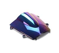 Parabrezza moto Parabrezza A Doppia Bolla Moto Per CBR600RR 2013 2014 2015 2016 2017 2018(Iridescent)