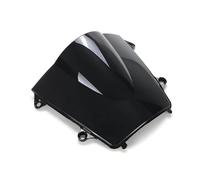 Parabrezza moto Parabrezza A Doppia Bolla Moto Per CBR600RR 2013 2014 2015 2016 2017 2018(Nero)