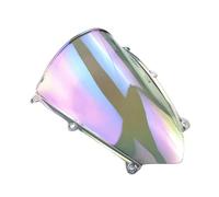 Parabrezza moto Parabrezza A Doppia Bolla Per CBR600RR F5 2007 2008 2009 2010 2011 2012 Accessori Moto Deflettore Parabrezza(Pastel Color)