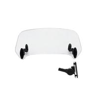 Parabrezza moto Parabrezza Regolabile Con Spoiler E Deflettore Antivento Bloccabile Per Ducati 888 849 851 749 898 1098 1198(A Large Transparent)