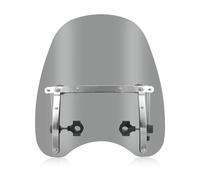 Parabrezza moto Parabrezza Universale Per Manubrio Per Ducati 7/8" 1"(Fumo)