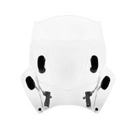 Parabrezza Moto Per BMW Per R1150R Per R1200R Per S1000R Universale Del Motociclo Parabrezza Parabrezza Coperture Schermo Lente Fumo Moto Deflettore Deflettore Vento Moto(Adjust Transparent)