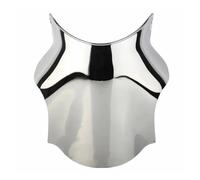 Parabrezza moto Per CB400 Per CB600 CB750 CB900 CB919 Parabrezza Universale Per Moto Faro Rotondo Per Moto Da Strada Parabrezza In Vetro(D'argento)