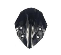 Parabrezza Moto Per Ducati Per Hyperstrada 821 839 36CM Accessori Per Moto Parabrezza In Plastica ABS Deflettore Antivento Intercettore Del Vento Parabrezza per moto(Black)