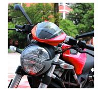Parabrezza moto Per Ducati Per Monster 696 795 796 M1100 Rosso Moto Parabrezza Copertura Della Testa Parabrezza Carena Cupolino Del Motociclo Deflettore Aria