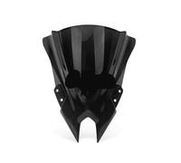 parabrezza moto Per Kawasaki Per Ninja 500 SE 2024 2025 Double Bubble Parabrezza Deflettore Del Motociclo Anteriore Accessori(Nero)