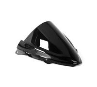 Parabrezza moto Per Kawasaki Per NINJA Per ZX6R Per ZX-6R Per ZX 6R 2024 2025 Moto Vento Deflettore Doppia Bolla Vento Schermo Parabrezza Parabrezza Cupolino Del Motociclo Deflettore Aria(Nero)