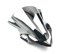 Parabrezza moto Per Kawasaki Per NINJA400 Per Ninja 400 EX400 2018 2019 Anni Deflettore Parabrezza Sette Colori Del Nuovo Parabrezza Sono Adatti(D'argento)