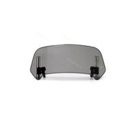 parabrezza moto Per L'estensione Universale Del Parabrezza Motociclo, Deflettore Regolabile Con Morsetto Per Spoiler(A01 SMALL WHITE)