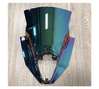 Parabrezza Moto Per Ninja 650 EX650 ER-6F ER6F 2020-2023 Deflettore Del Vento Dello Schermo Parabrezza Della Moto(Iridio nero)