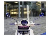 Parabrezza moto Per Peugeot Per Django 150 Per Django150 Per Django-150 2022 Modifica Moto Parabrezza Anteriore Deflettore Vento Con Staffa(Transparent 45)