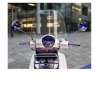 Parabrezza moto Per Peugeot Per Django 150 Per Django150 Per Django-150 2022 Modifica Moto Parabrezza Anteriore Deflettore Vento Con Staffa(Transparent 40)