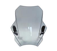 Parabrezza Moto Per Royal Per Enfield Per Hunter 350 Parabrezza Universale Per Moto Copri Parabrezza Schermo Lente Fumé Moto Deflettore Cupolino Touring(Light Grey)
