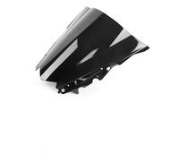 Parabrezza moto Per YZF Per R3 Per R25 2014 2015 2016 2017 2018 Moto Parabrezza Parabrezza Double Bubble Cupolino Del Motociclo Deflettore Aria(Nero)